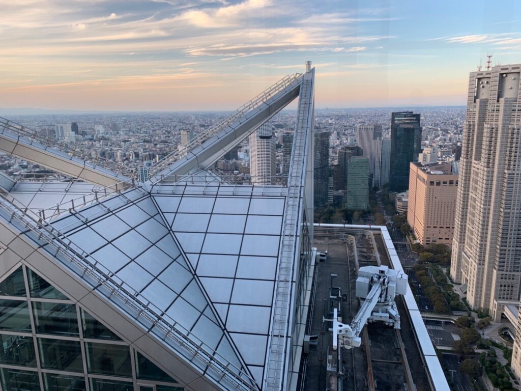 パークハイアット東京　52階からの眺め